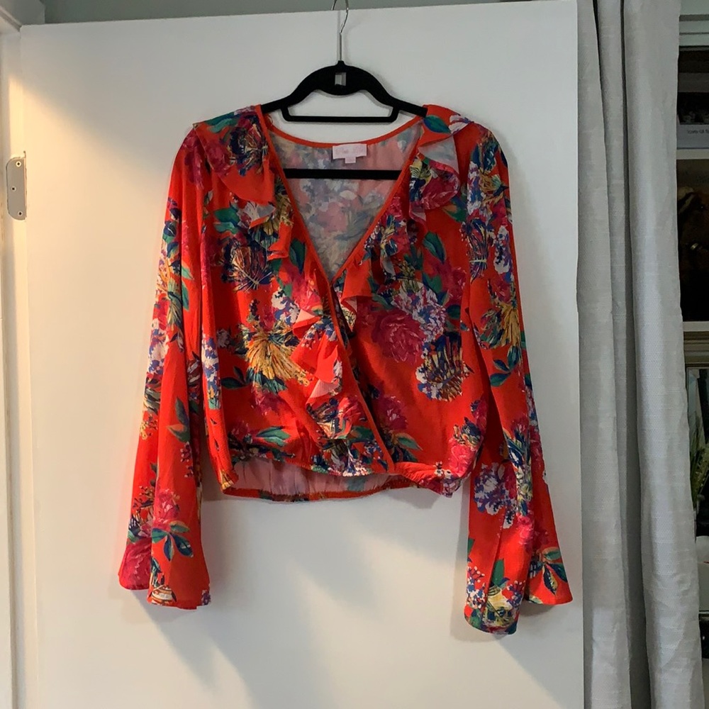 Floral crop top